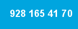 928 165 41 70 928 165 41 70